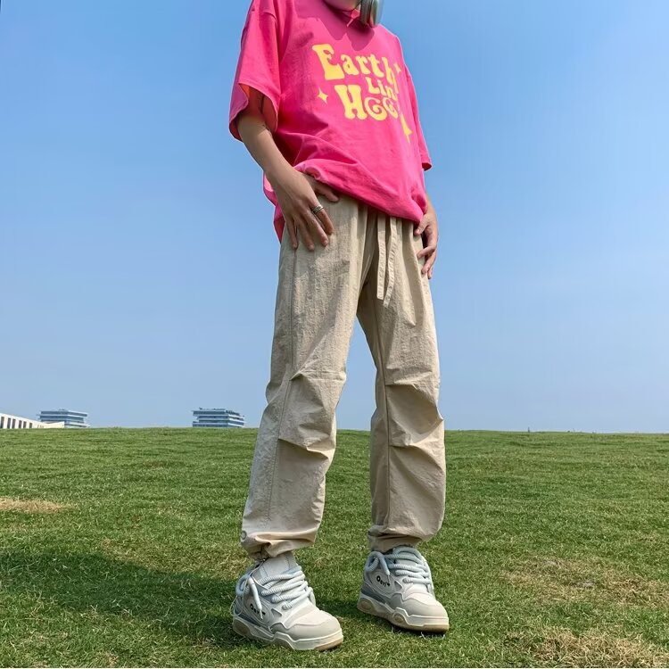 夏季休闲裤束脚男户外防水冲锋裤男痞帅直筒冲KX1503,男装休闲裤,星座1116A（原606A-3）