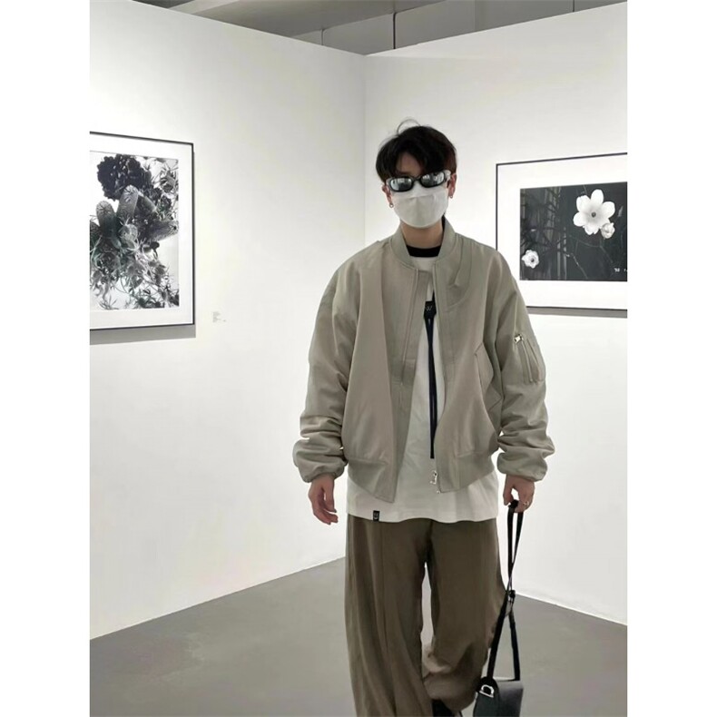 【有货】cleanfit棒球服外套男款春秋季飞行员夹克JH8820HH-P58,男装夹克,星座1007（原301D）