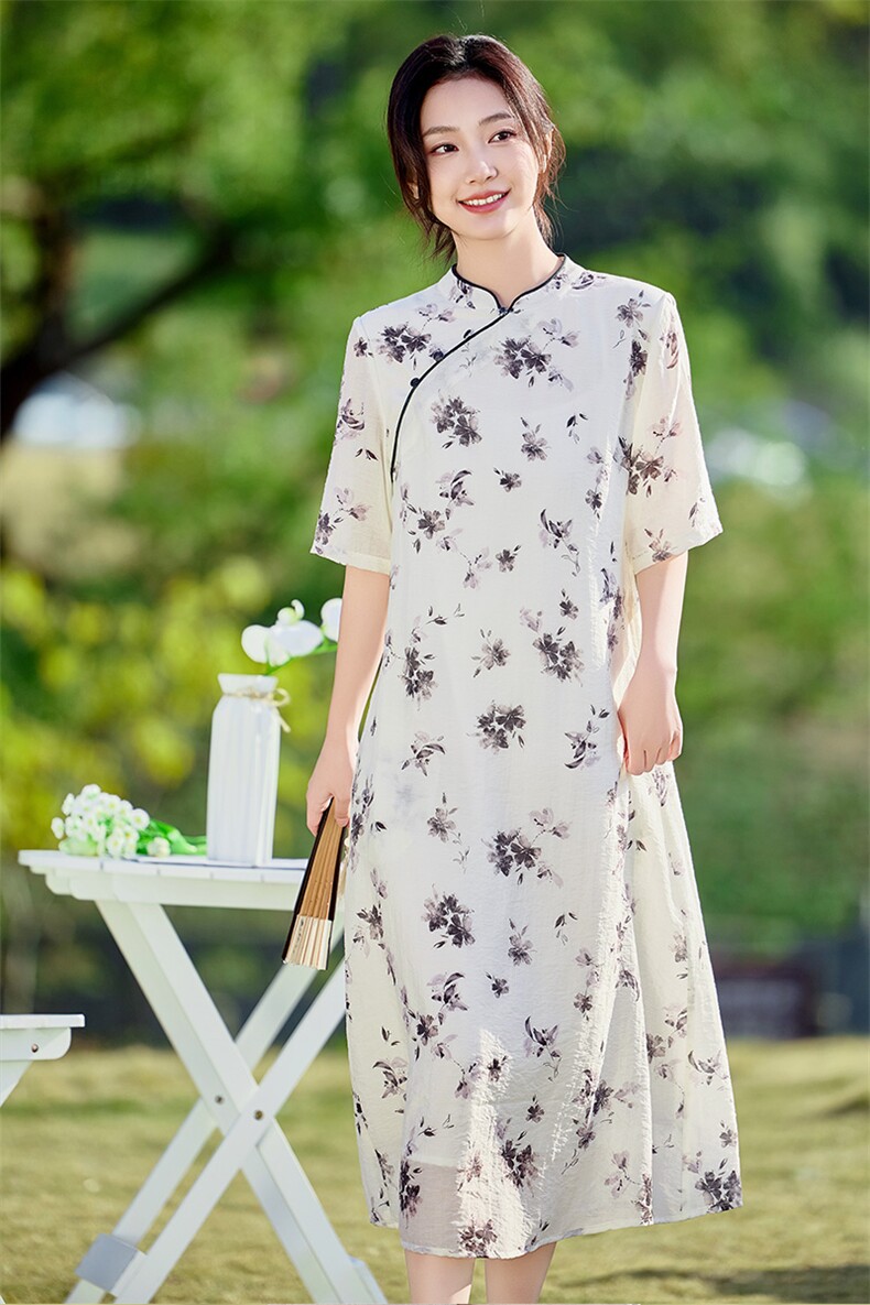 2026年夏季旗袍文艺/优雅,女装汉服/婚纱/旗袍/礼服,江南依恋