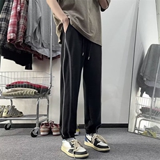 束脚裤男韩版潮流运动卫裤高街拼色2024春季新款ins长裤K5045-P45，男装休闲裤，星座412-2