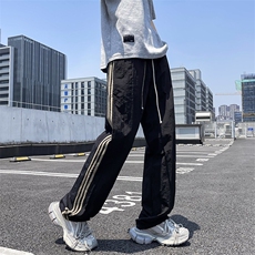 2024夏季美式复古条纹工装裤潮牌宽松直筒冲锋裤男现货K7986-P38，男装工装外套，星座512-3