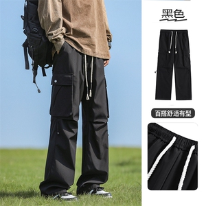 高街直筒裤男款美式工装机能裤宽松冲锋休闲长裤K720-特批-39图片