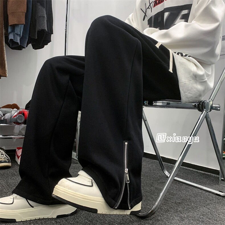 XZ616秋冬季新款拉链设计卫裤TY972P55控68加绒TY972JRP65控78,男装休闲裤,星座512A（原616）
