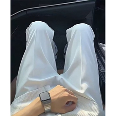 阔腿裤子男女夏季薄款大码胖高腰直筒拖地裤垂感西装裤KAS90，男装西服套装，星座1116A（原606A-3）