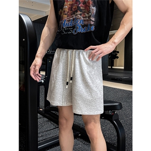 8XL-M四分裤不过膝重磅健身运动篮球三分短裤男夏卫裤DK26006P28图片