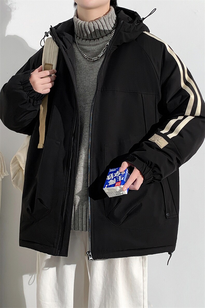 冬上新加棉保暖棉服潮青少年连帽棉衣外套男女8321-P110控价158,男装棉衣,电商A441-1