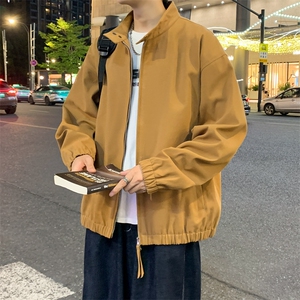 美式复古立领外套男士秋季新款休闲夹克JK02570-P85图片