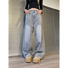 903-AK8011-特P45【S-XXL】烟灰复古牛仔裤！2，男装牛仔裤，星座903