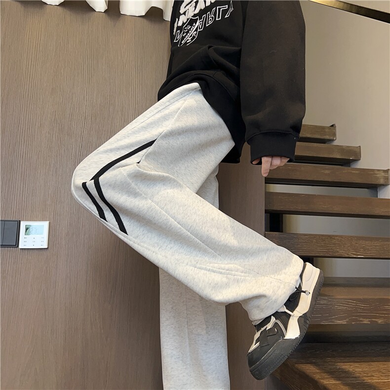 抖音得物品质百搭休闲卫裤212-2-DY133-特P40加绒特P45,男装休闲裤,星座808A-1