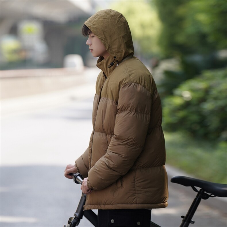 冬季新款男士棉衣帽子可脱卸简约帅气棉袄上衣787p85,男装棉衣,星座1113