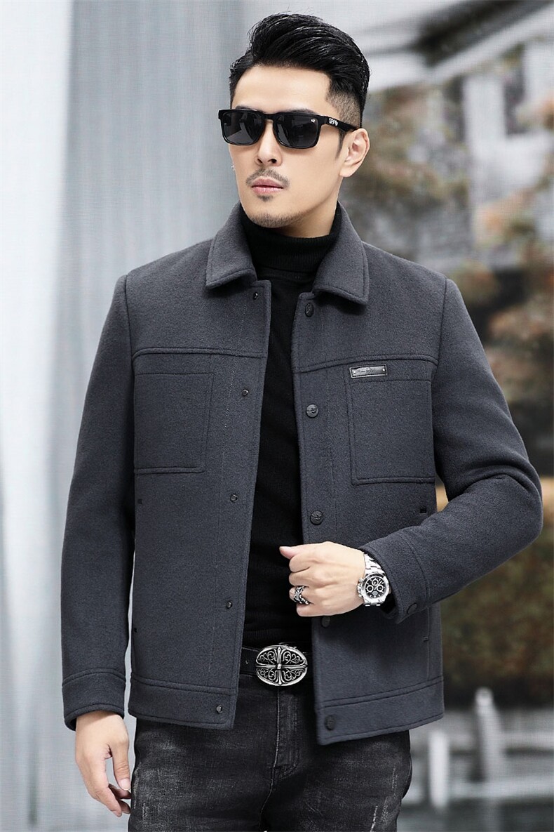 B811钱塘2020-3时尚休闲厚款百搭新款冬季中年男士夹克P280,男装夹克,钱塘207-3