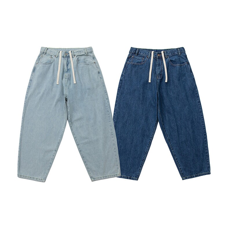PL2115宽松版型基础洗水牛仔裤，男装牛仔裤，电商基地S002