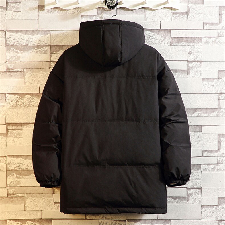 港风ins羽绒服男女同款带帽字母印花白鸭绒Y5813-P190【特价】,男装羽绒服,电商A007