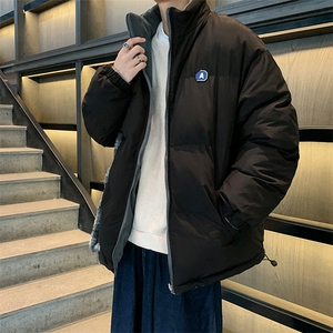 两面穿 棉服男品质百搭宽松加厚保暖棉衣情侣外套 W2067-P80图片