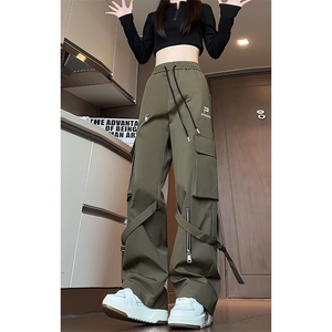 特批P40无差价秋季防泼水户外冲锋裤男刺绣中性大码阔腿裤K1467图片