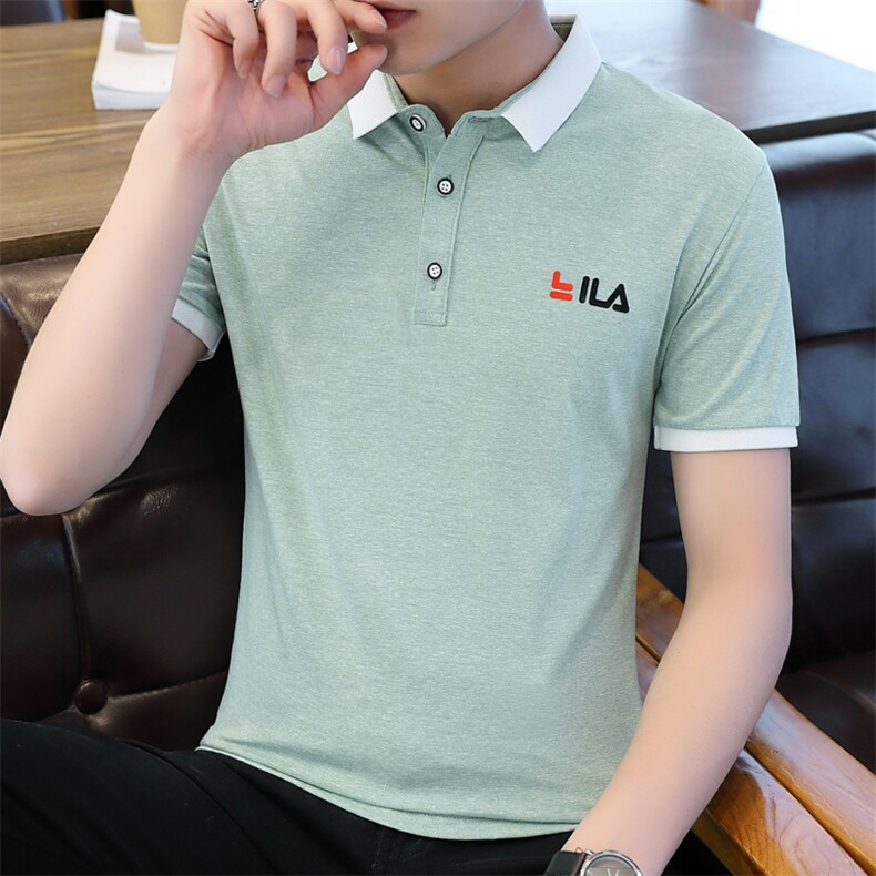 款5638男士短袖T恤polo衫男潮流半袖夏季衬衫领潮牌上衣服,男装T恤,电商D310（原电商305）