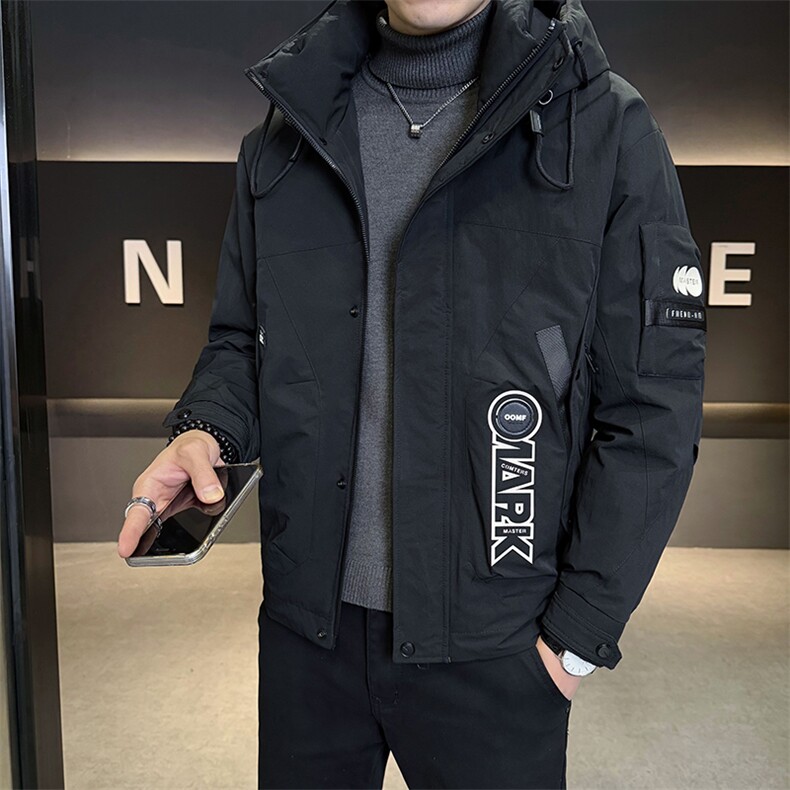 标白鸭绒冲锋衣羽绒服男士2025冬季新款外套B240-YR9816-P235,男装夹克,电商B240