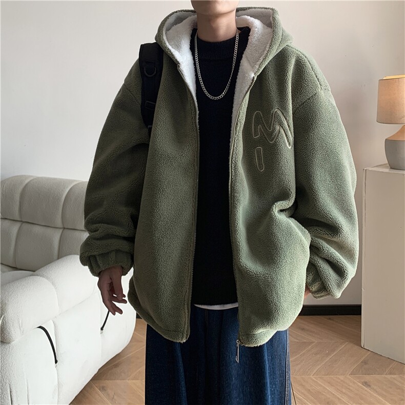 新款绣花港风连帽棉衣大码加厚毛绒棉袄男MY200P118控188,男装棉衣,电商A029