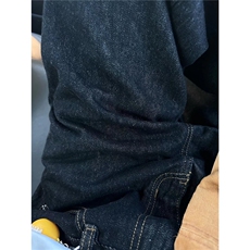新款美式复古阔腿长裤慵懒直筒休闲宽松显瘦牛仔裤男女L70822-P45，男装牛仔裤，星座1008