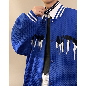 新款冬季男加厚银狐绒织外套WT2415常规P75 加绒-P100控168图片