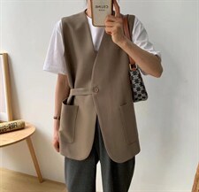 【素妮】2022新款西装马甲，，女装西装，素妮