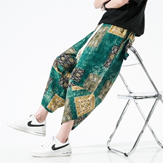 2025新中式风民族风尼泊尔风格碎花电商A057-K366-P40，男装民族服装，电商A057B