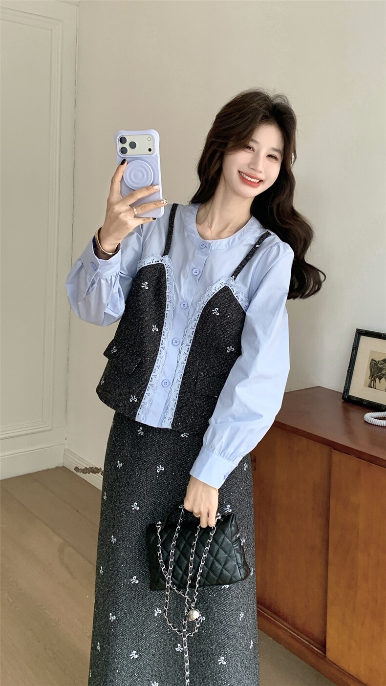 新品刺绣两件套2C117-1834P185K298,女装套装/套裙,2C117