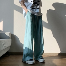 多巴胺休闲裤男女韩版潮流阔腿帅气2025夏季ins长裤K6230-P33，男装休闲裤，星座412-3