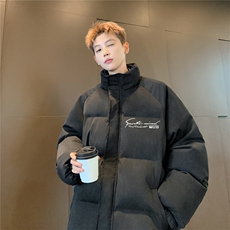 特p100控158冬立领机车棉服情侣棉衣面包扎染服墨染风外套男MY248，男装棉衣，电商B370