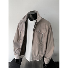 JK709-尺码M-3XL-P70-座山蟒工装外套秋季美式做旧宽松夹克，男装夹克，星座1811B