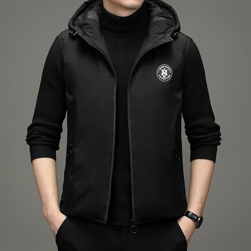 马甲男冬季外套外穿坎肩立领无袖男士棉服马夹秋冬背心ZG2820-P90图片