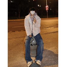 （自家图）棉衣男冬季新款宽松加厚ins潮纯色棉服MA118-P100，男装棉衣，星座1109-3
