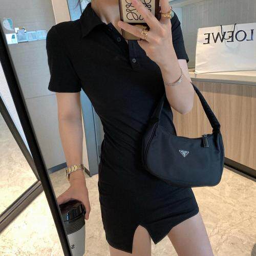 Polo领连衣裙，女装连衣裙，XTZ style