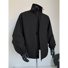JK5002/P65春装新款个性简约纯色立领夹克男潮流飞行员上衣外套，男装夹克，电商A141