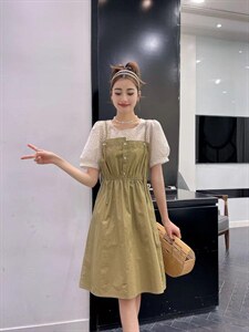 【现货】假两件连衣裙图片