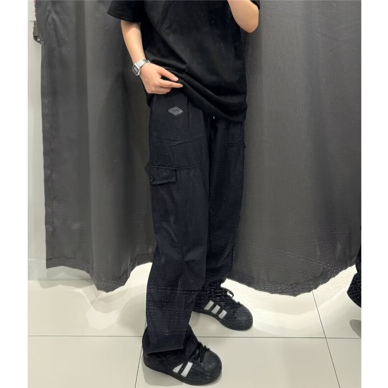 潮牌美式机能风直筒冲锋裤男宽松潮流百搭运动休闲裤K5653-P49,男装休闲裤,星座412-3