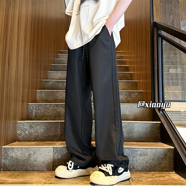 XZ616夏季新款薄款冰丝速干激光打孔设计感长裤TY2517p55控68，男装休闲裤，星座512A（原616）