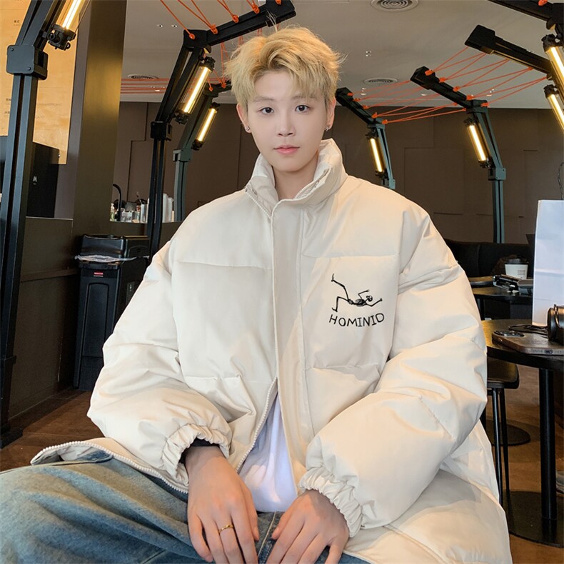 ！2024秋冬新款男士立领棉衣加厚保暖棉服外套MY305特P55图片