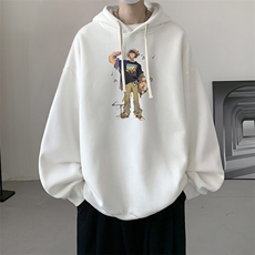 连帽卫衣男大码胖子帽衫大号运动服WY2419-P35，男装卫衣，电商A040