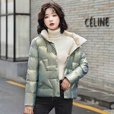 2024冬季新款时尚休闲气质百搭保暖舒适短款棉衣，女装棉衣/棉服，超帛