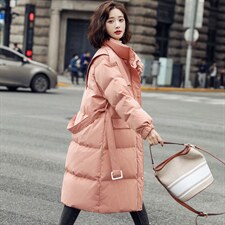 2021冬新款中长款羽绒服可收腰，女装羽绒服，VIDIXIA