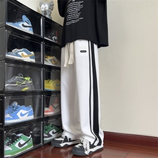 青少年休闲卫裤潮牌经典条纹运动直筒裤子XZ301b-2-332-Z特P32，男装休闲裤，星座301B-2（原A443-1）