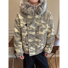 现货迷彩棉衣座山雕工装棉服美式复古外套冬5D4097-TP90178，男装棉衣，电商A102