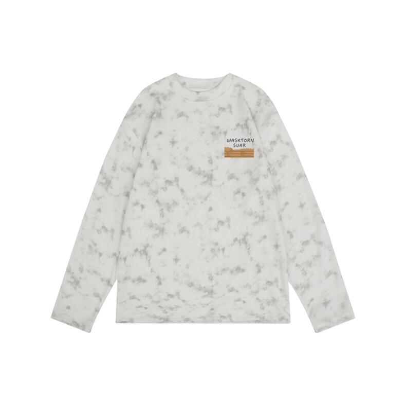 260克重磅扎染德绒圆领打底衫【有货】HD019-DR25149RL-P25图片