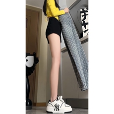 【自拍图·拿图不拿货】提花满印牛仔裤子男女KZT63CC-特P45，男装牛仔裤，星座1007（原301D）