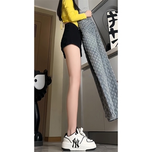 【自拍图·拿图不拿货】提花满印牛仔裤子男女KZT63CC-特P45