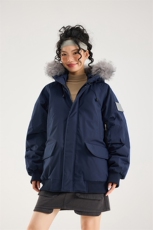 美式连帽大毛领冬季加绒加厚棉衣男士设计感棉服HY2005-特P105，男装棉衣，星座610B-1