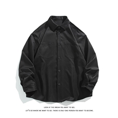 纯色重磅长袖衬衫男大码衬衣上衣外套C2209-P32【特价】，男装衬衫，电商A007
