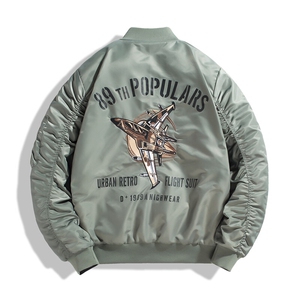 加绒加厚棉衣强力悍冬飞行棉服双面穿潮牌时尚加厚棉衣流行户外运图片