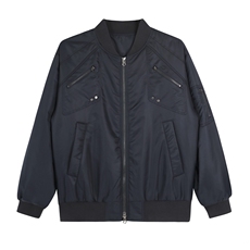网图保暖夹克外套多拉链立领褶皱棉衣街头棉服A025-QY16102-P90，男装夹克，电商A025